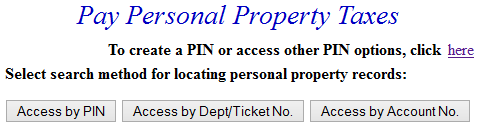 Search method example screen