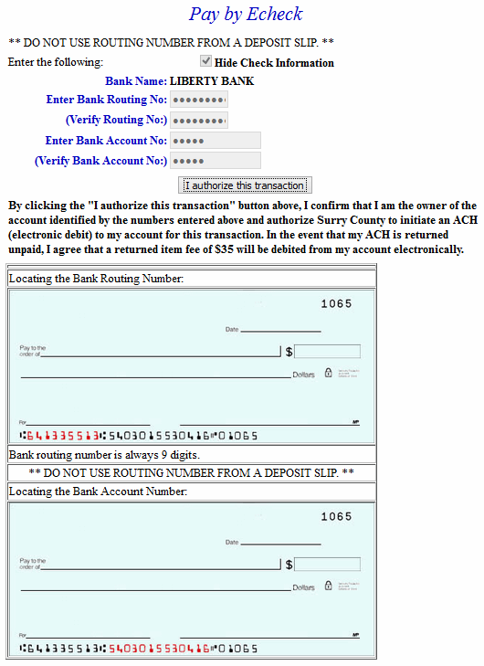 I authorize this transaction